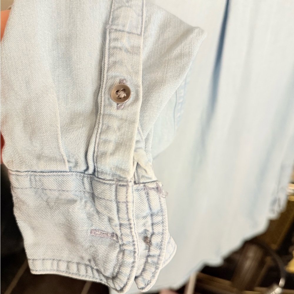 Chaps denim long sleeve button up - Picture 4 of 4